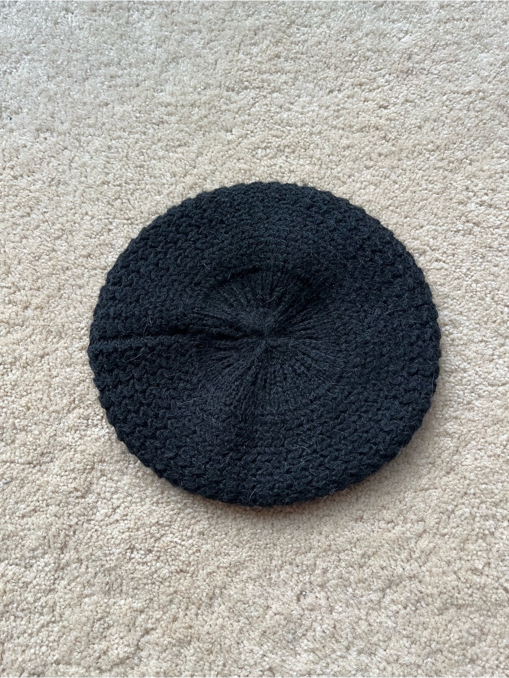 Lauren Ralph Lauren Women’s Black Beanie Winter Hat - Acrylic/Wool/Alpaca -VGUC